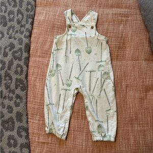 Burt's Bees Baby Green Overalls